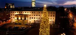 Juletræet tændes på Rådhuspladsen - Aarhus Musikskole er med